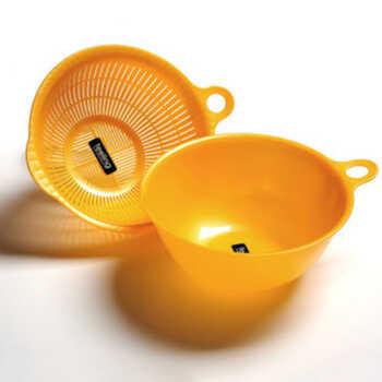 厨具 厨房配件 厨房diy/小工具 > 日本进口inomata厨房圆形洗菜盆